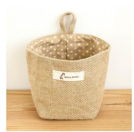 Zakka style cotton storage box - Image 2