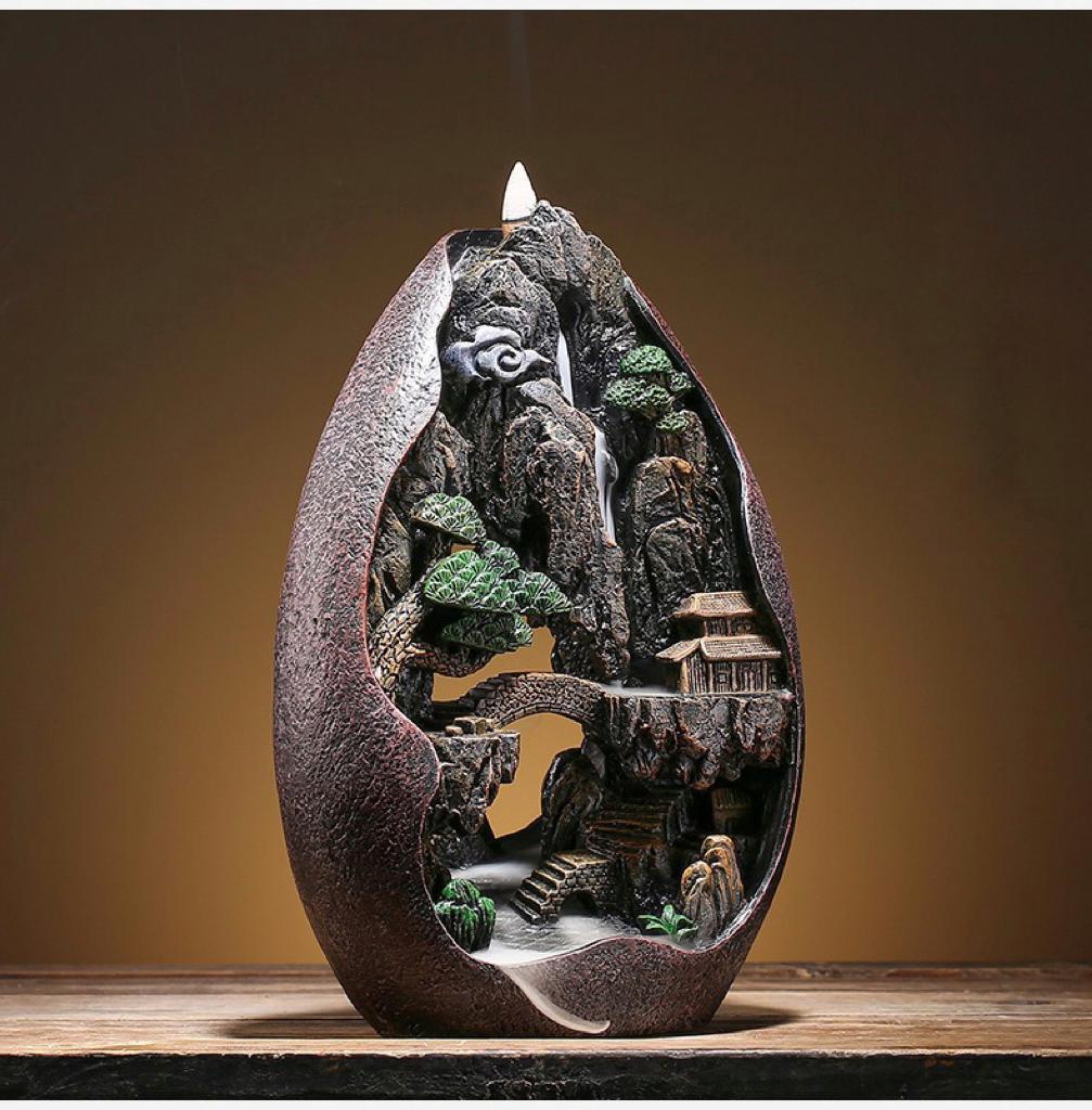 Zen Aromatherapy Decorative Backflow Relaxing Incense Burner - Image 3