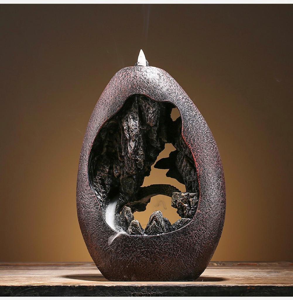 Zen Aromatherapy Decorative Backflow Relaxing Incense Burner - Image 4