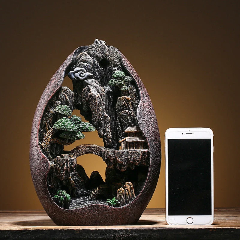Zen Aromatherapy Decorative Backflow Relaxing Incense Burner - Image 5