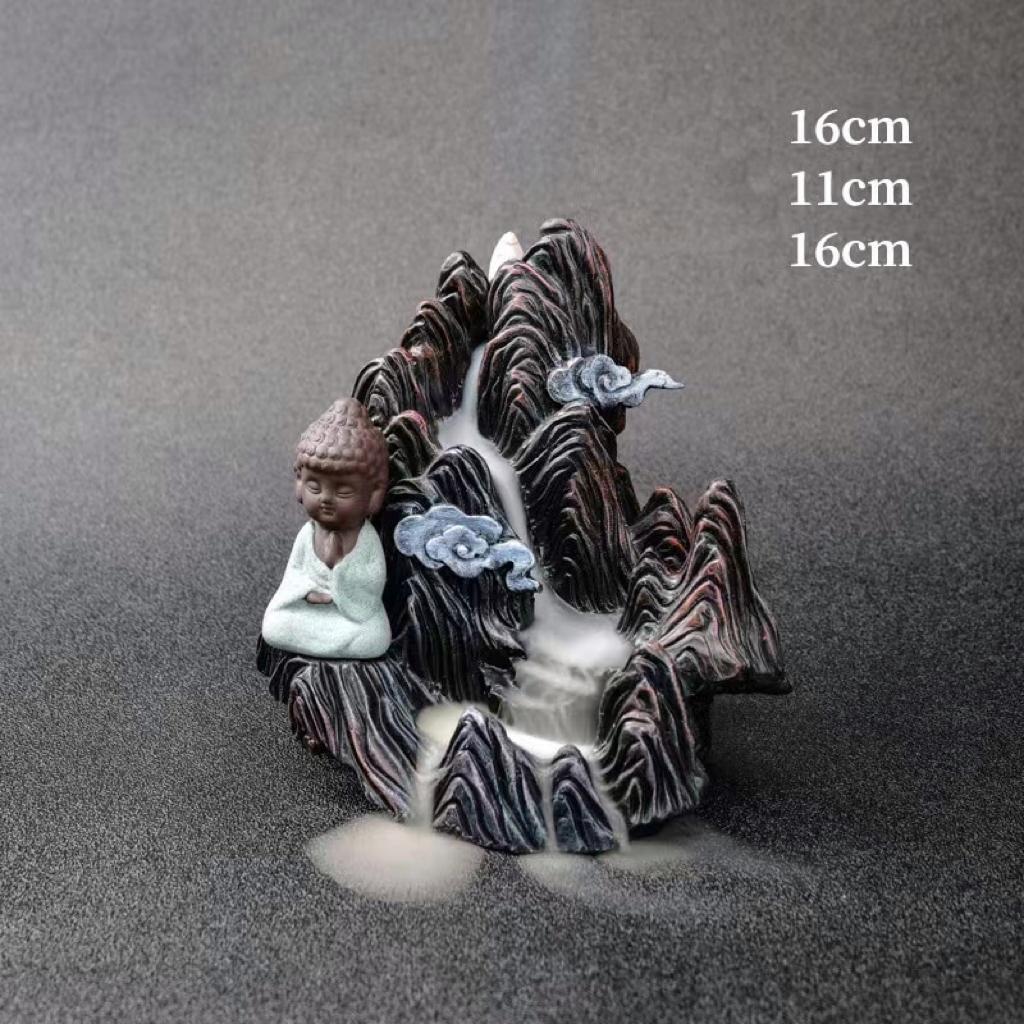 Zen Aromatherapy Decorative Backflow Relaxing Incense Burner - Image 8