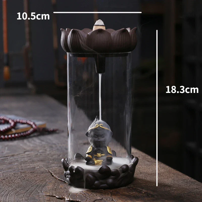 Zen Serenity Smoke Meditation Waterfall Burner - Image 8