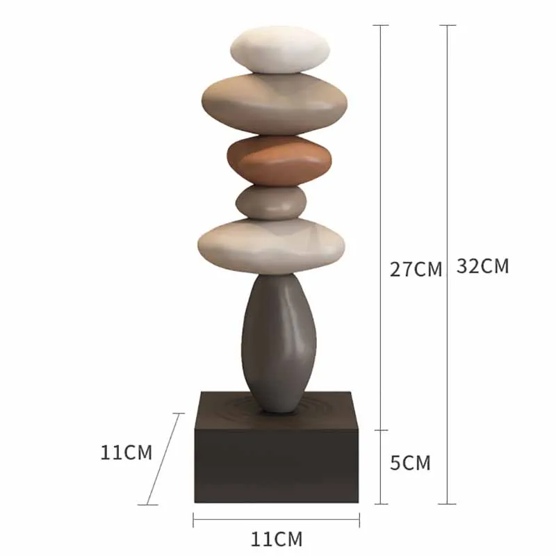 Zen Stone Stack Aesthetic Home Decor - Image 5