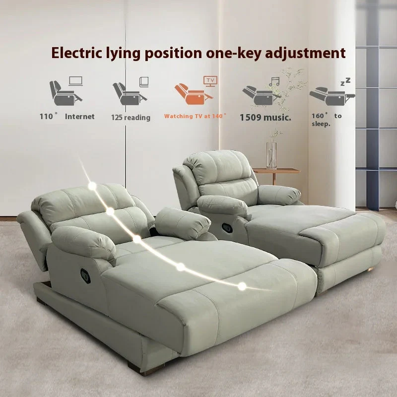 Zero-Gravity Cloud Electric Recliner Adjustable Lounge Sofa - Image 2