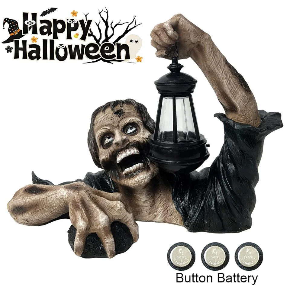 Zombie Statue Halloween Decoration - Image 3