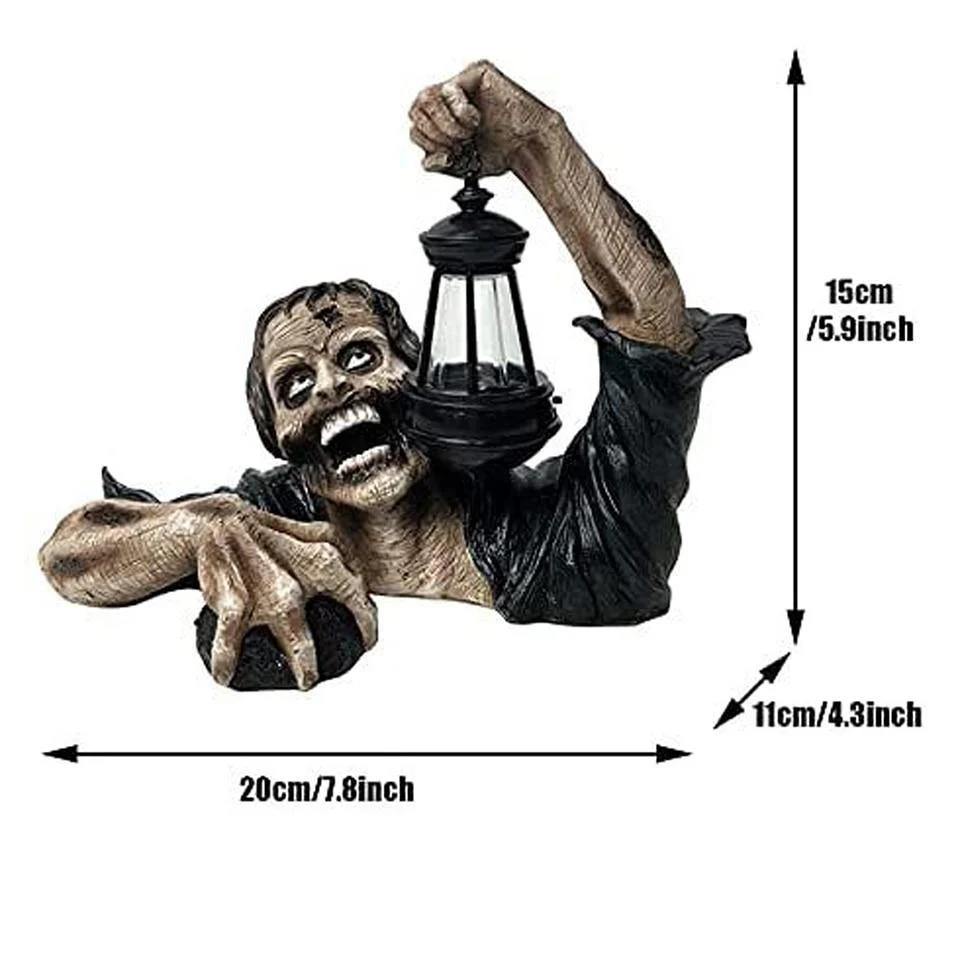 Zombie Statue Halloween Decoration - Image 4