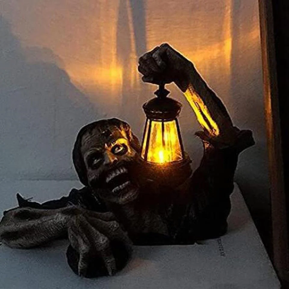Zombie Statue Halloween Decoration - Image 5