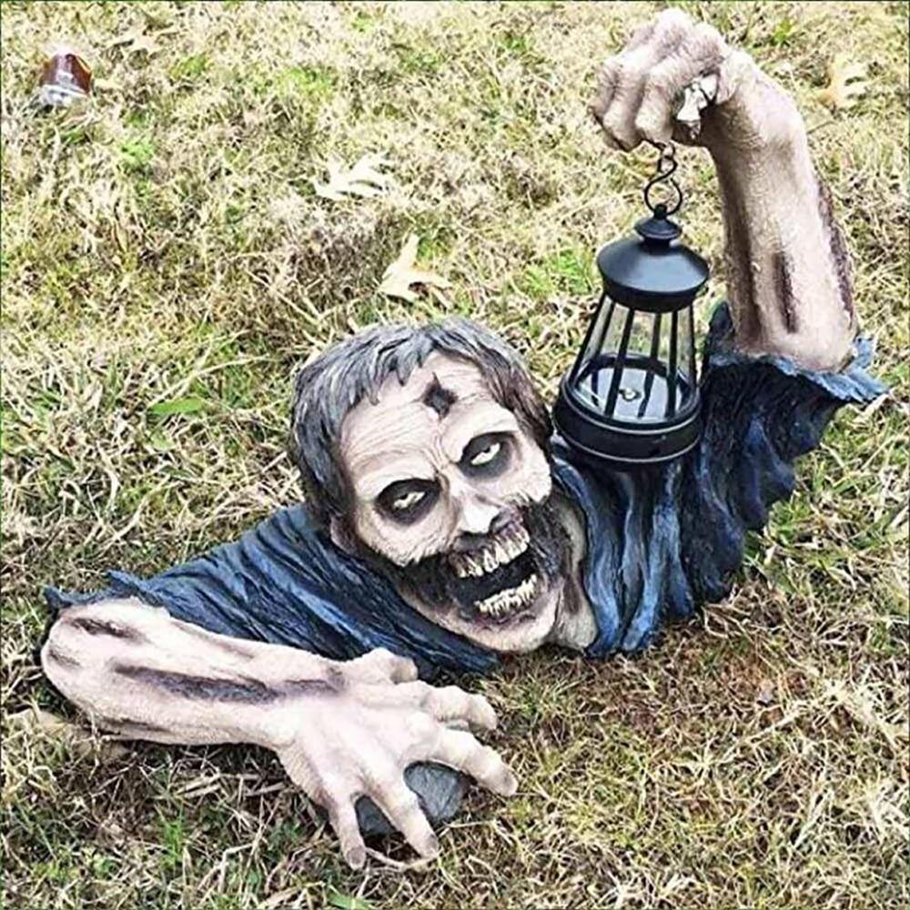 Zombie Statue Halloween Decoration - Image 8